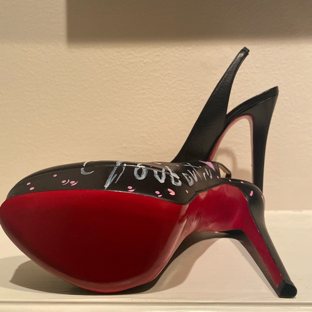 Christian Louboutin Heels Autographed - Picture 2 of 4